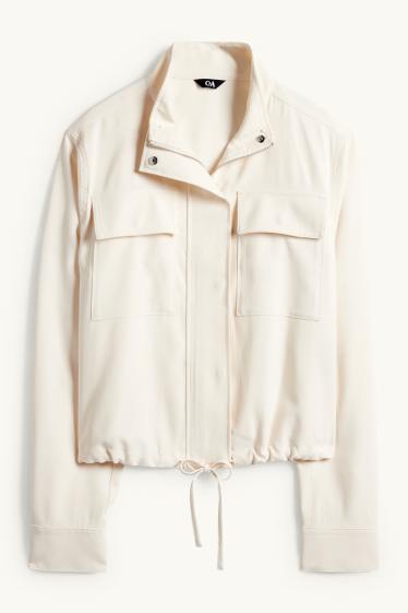 Damen - Jacke - hellbeige