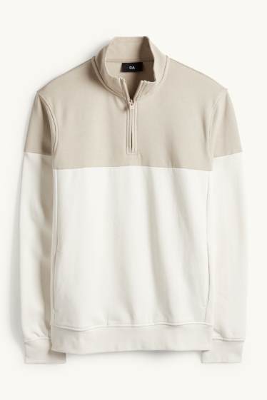 Herren - Sweatshirt - hellbeige