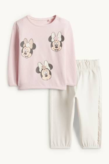 Bébés filles - Minnie Mouse - ensemble bébé crocheté - 2 pièces - rose
