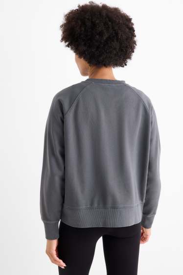 Femei - Bluză de molton  - gri închis