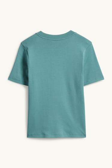Femmes - T-shirt - slim fit - turquoise