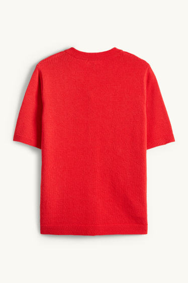 Dona - Jaqueta de punt - vermell