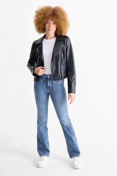 Donna - Bootcut jeans - vita media - jeans blu