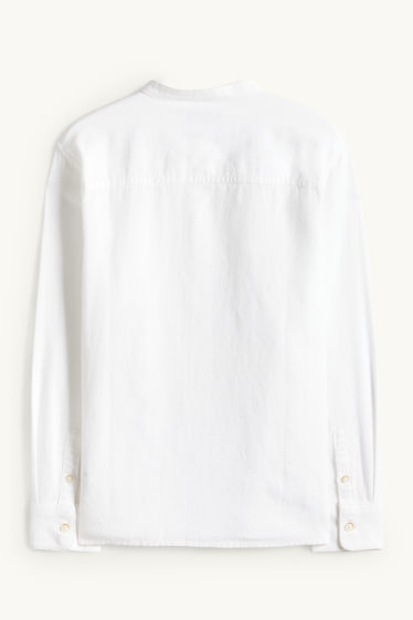 Kinderen: jongens - Overhemd - wit