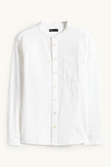 Kinderen: jongens - Overhemd - wit
