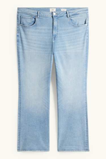Donna - Jeans svasati - vita alta - LYCRA® - jeans azzurro