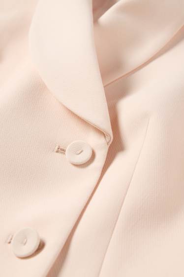 Mujer - Chaleco de oficina - entallado - rosa