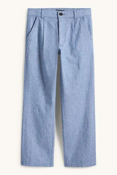 Copii - Băieți - Pantaloni - albastru deschis