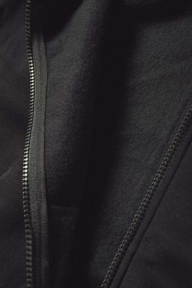 Děti - chlapci - Minecraft - tepláková bunda s kapucí - černá