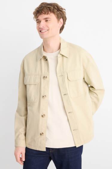 Heren - Jas - licht beige