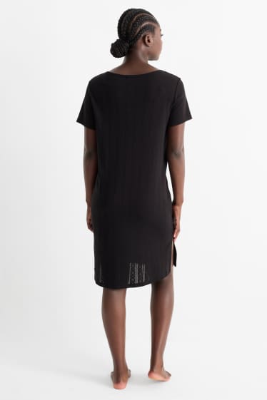 Femei - Cămașă de noapte pentru alăptare - negru