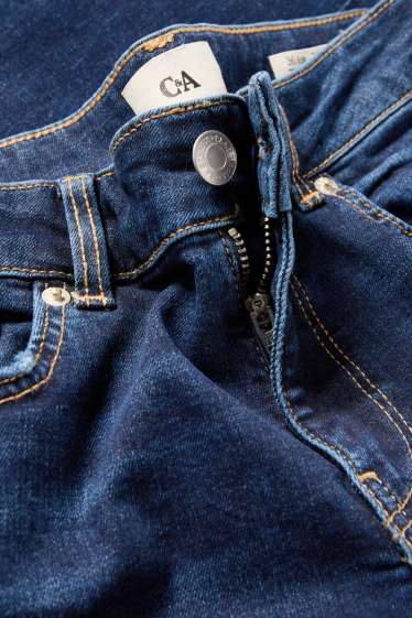 Femei - Skinny jeans - talie joasă - LYCRA® - denim-albastru închis