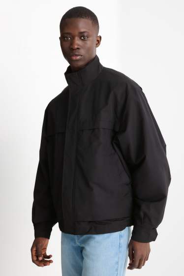 Herren - Blouson - gefüttert - schwarz