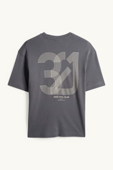 Herren - Funktions-Shirt - Relaxed Fit - dunkelgrau