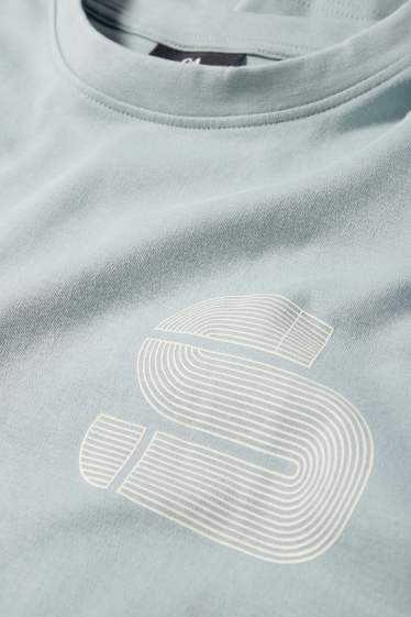 Hommes - Haut de sport - relaxed fit - bleu clair