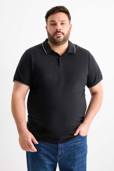 Men - Polo shirt - black