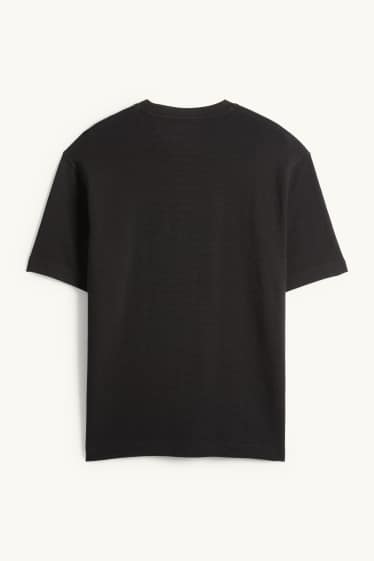 Hommes - T-shirt - relaxed fit - noir