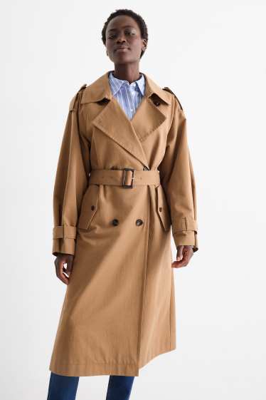 Damen - Trenchcoat - beige