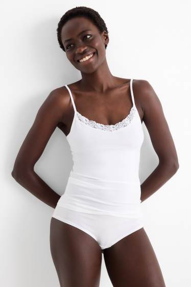 Femmes - Lot de 2 - caracos - noir / blanc