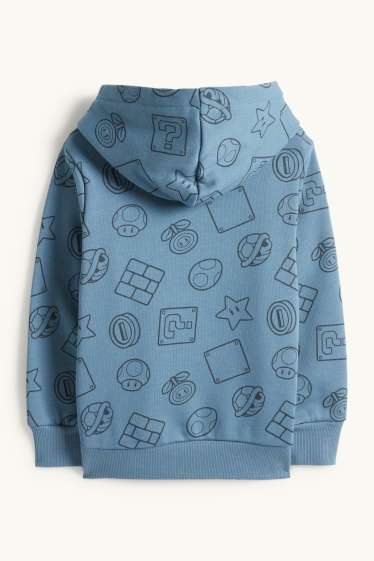Children Boys - Super Mario - hoodie - blue