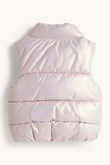 Enfants filles - Doudoune sans manches - brillante - rose