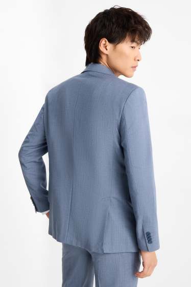 Heren - Wollen colbert uit het combi-systeem - Regular Fit - blauw