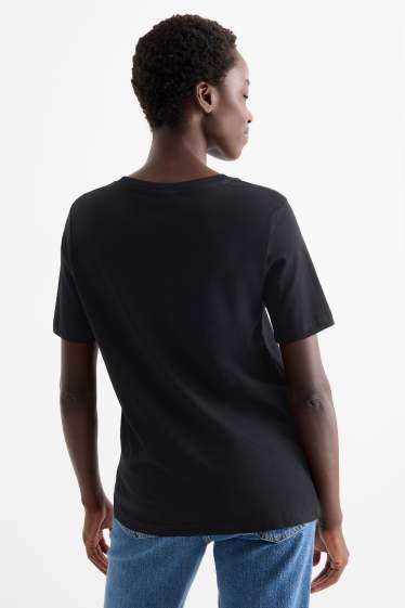 Donna - T-shirt - regular fit - Snoopy - nero