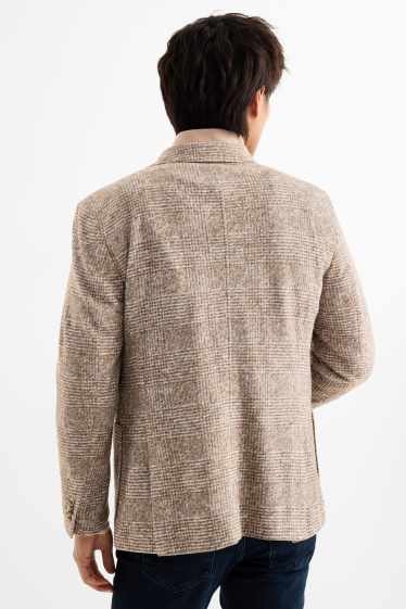 Bărbați - Sacou - regular fit - stretch - aspect 2 în 1 - bej