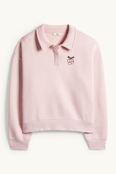 Dames - Sweatshirt - roze