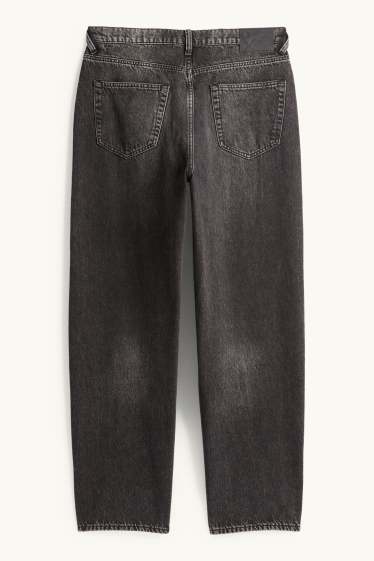Heren - Baggy jeans - jeansdonkergrijs