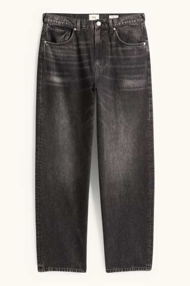 Heren - Baggy jeans - jeansdonkergrijs