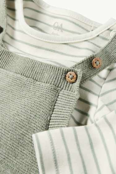 Miminka - chlapci - Outfit pro miminka - 2dílný - zelená