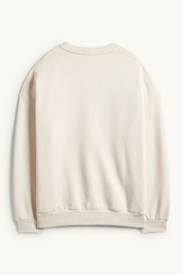 Dona - Dessuadora oversized - beix clar