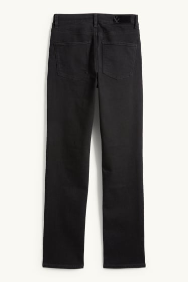 Femmes - Straight jean - mid waist - shaping jean - noir