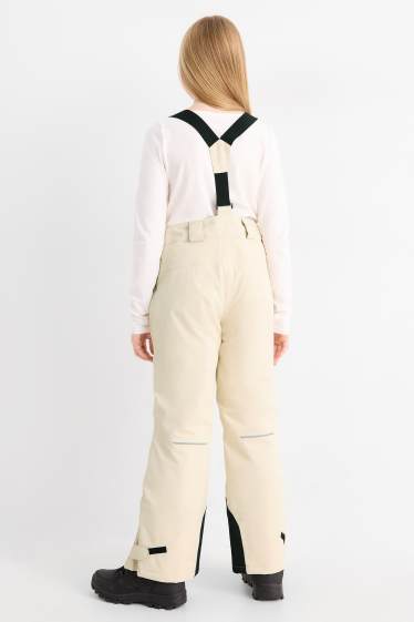 Kinderen: meisjes - Skibroek - waterdicht - licht beige