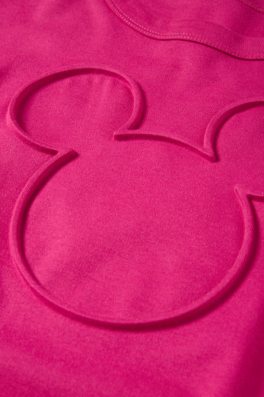 Dona - Samarreta de mànigues curtes - oversized- Mickey Mouse - fúcsia