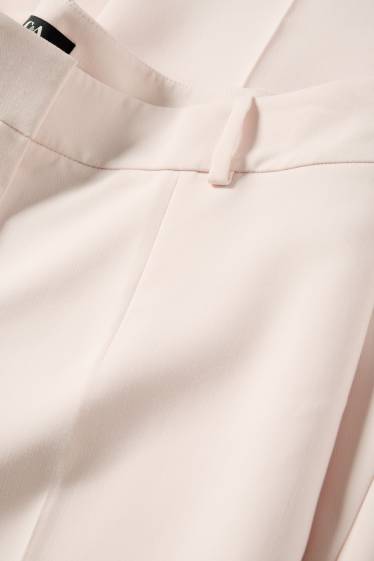 Mujer - Pantalón de oficina - mid waist - regular fit - rosa