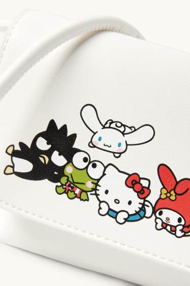 Enfants filles - Hello Kitty et ses amis - sac bandoulière - matière synthétique - blanc