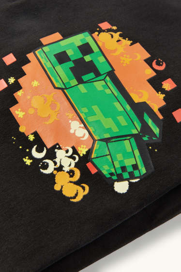 Kinder Jungen - Minecraft - Mütze - schwarz