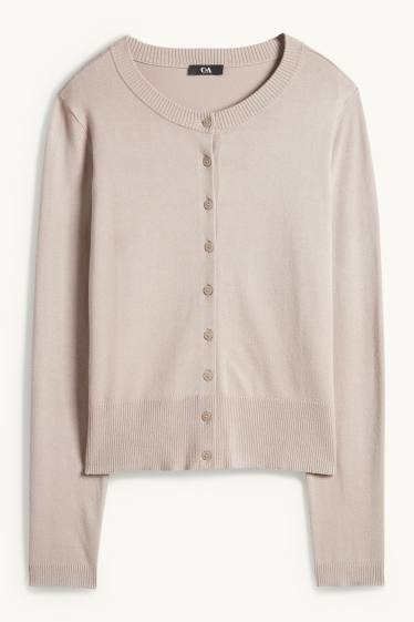 Dona - Jaqueta de punt - beix