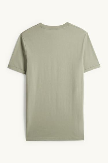 Men - T-shirt - regular fit - green