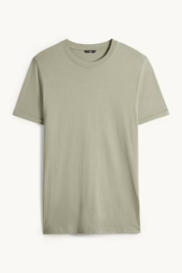Men - T-shirt - regular fit - green