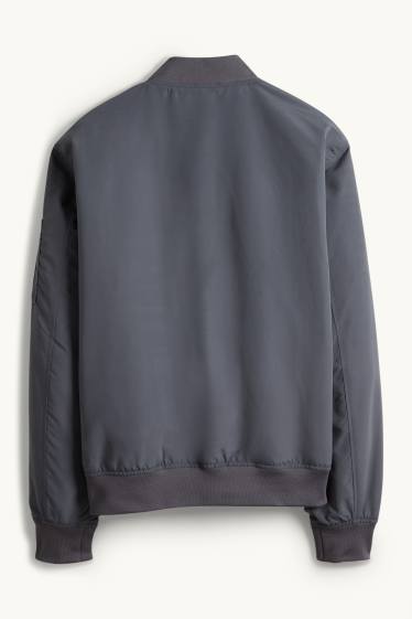 Uomo - Giacca bomber - grigio scuro
