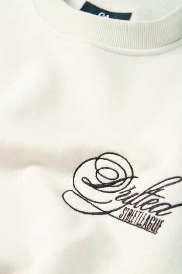 Herren - Oversized-Sweatshirt - hellbeige