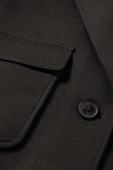 Femei - Blazer supradimensionat - negru