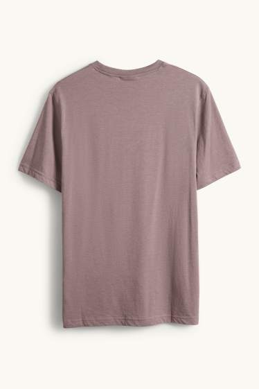 Pánské - Tričko - regular fit - hnědá