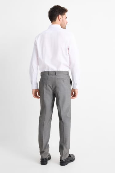 Home - Pantalons combinables - regular fit - elàstics - gris