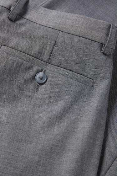 Home - Pantalons combinables - regular fit - elàstics - gris