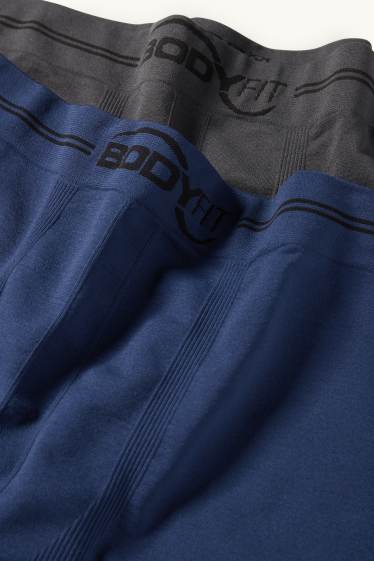 Herren - Multipack 2er - Trunks - seamless - blau