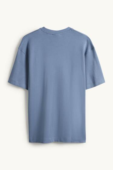 Herren - T-Shirt - Relaxed Fit - blau